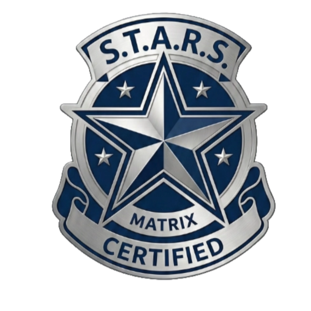 S.T.A.R.S. Matrix Certified Badge